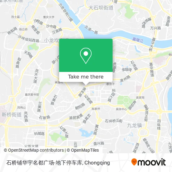 石桥铺华宇名都广场-地下停车库 map