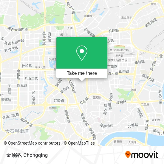 金顶路 map
