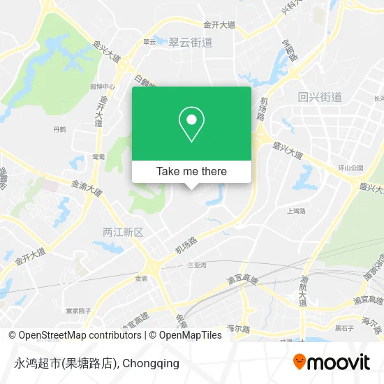 永鸿超市(果塘路店) map