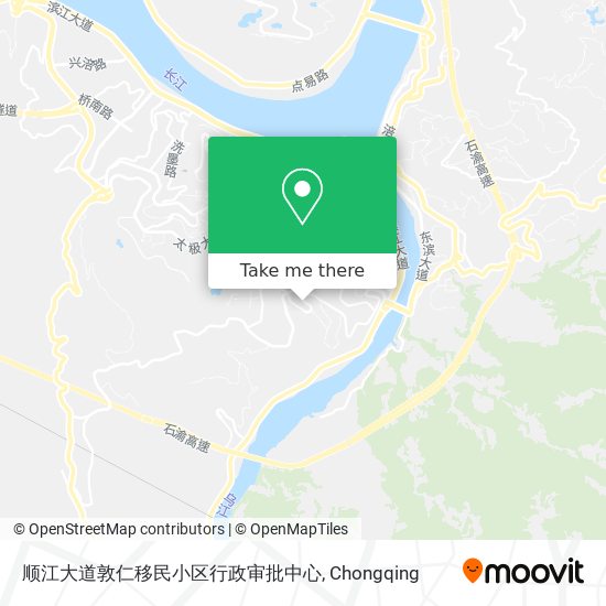 顺江大道敦仁移民小区行政审批中心 map