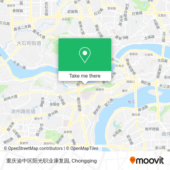 重庆渝中区阳光职业康复园 map