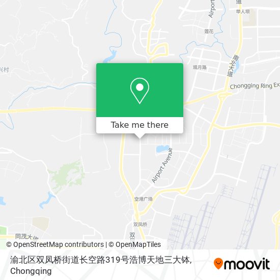 渝北区双凤桥街道长空路319号浩博天地三大钵 map