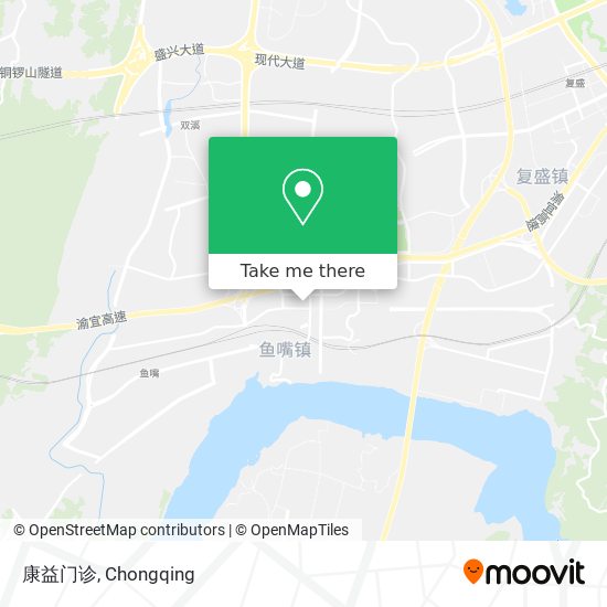 康益门诊 map