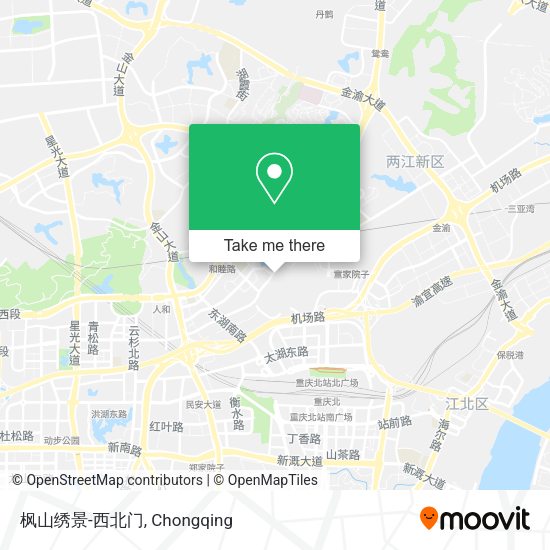 枫山绣景-西北门 map