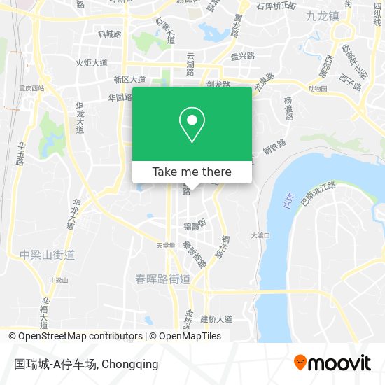 国瑞城-A停车场 map