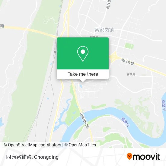 同康路辅路 map