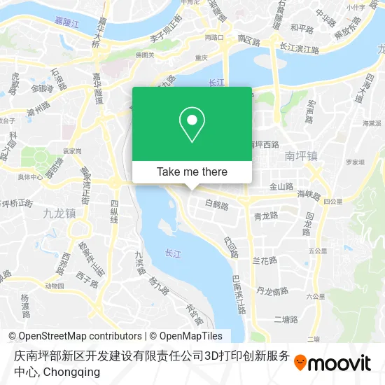 庆南坪部新区开发建设有限责任公司3D打印创新服务中心 map