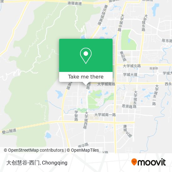 大创慧谷-西门 map