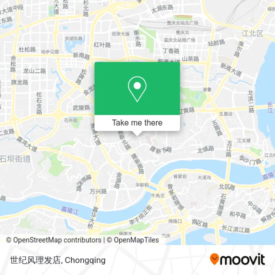 世纪风理发店 map