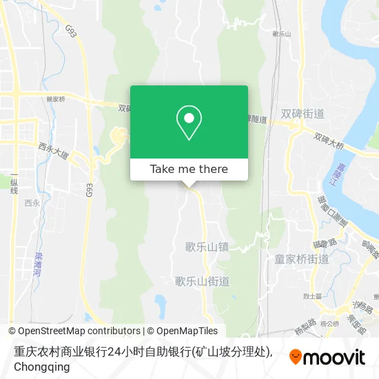 重庆农村商业银行24小时自助银行(矿山坡分理处) map