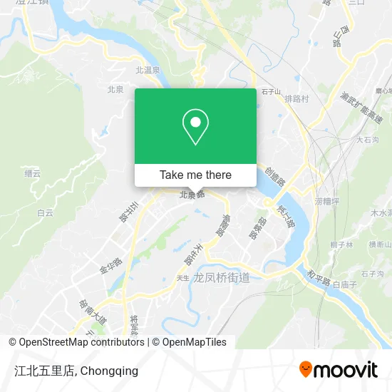 江北五里店 map
