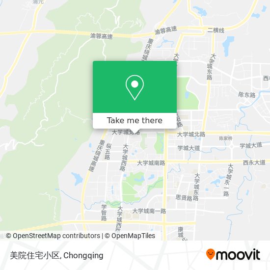 美院住宅小区 map