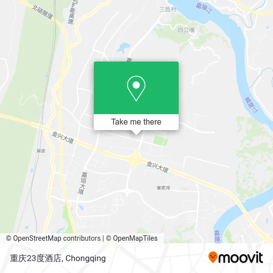 重庆23度酒店 map