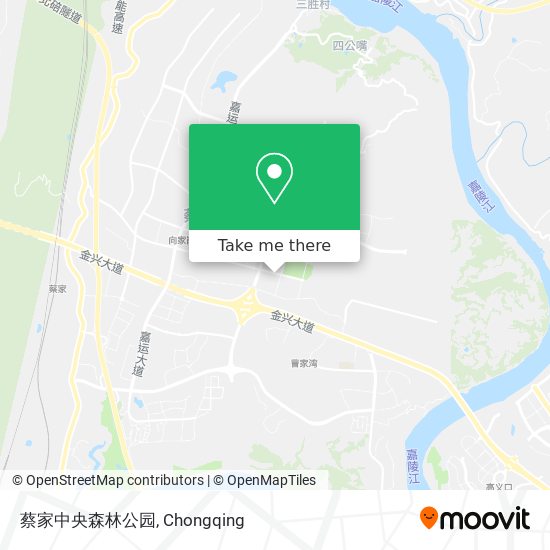 蔡家中央森林公园 map