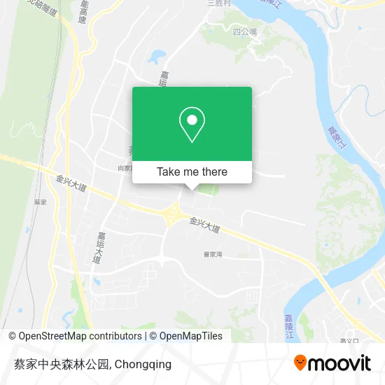 蔡家中央森林公园 map