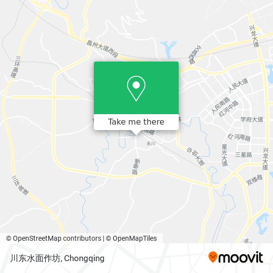 川东水面作坊 map