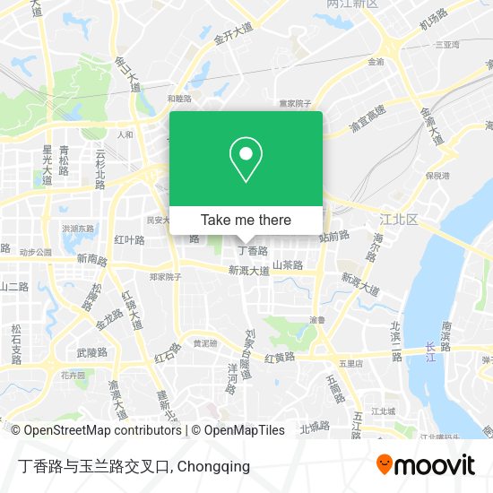 丁香路与玉兰路交叉口 map