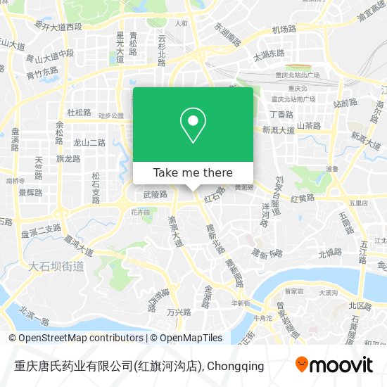 重庆唐氏药业有限公司(红旗河沟店) map