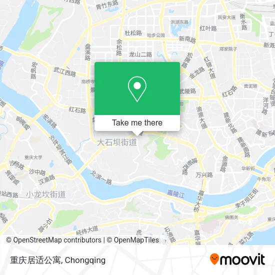 重庆居适公寓 map