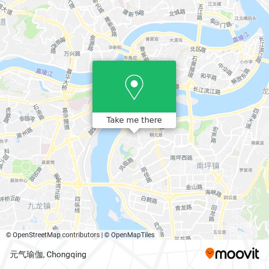 元气瑜伽 map