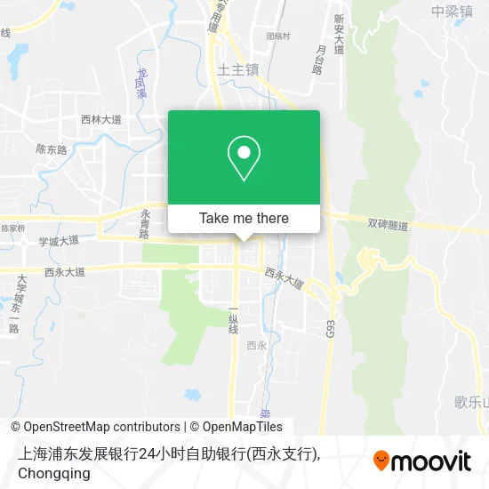 上海浦东发展银行24小时自助银行(西永支行) map