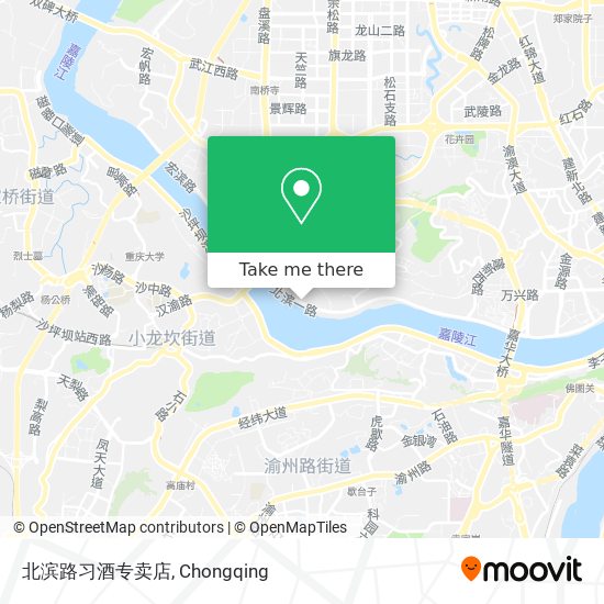 北滨路习酒专卖店 map