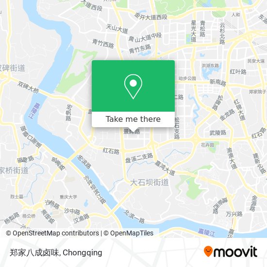 郑家八成卤味 map