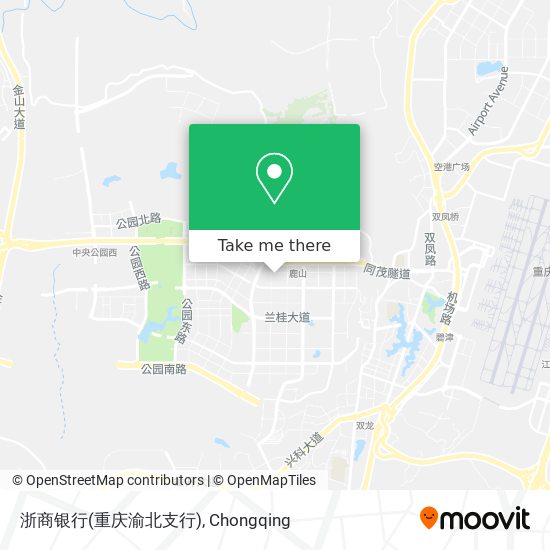浙商银行(重庆渝北支行) map