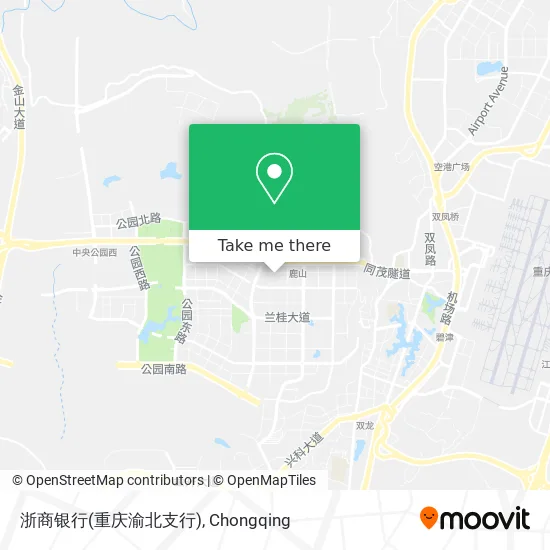 浙商银行(重庆渝北支行) map