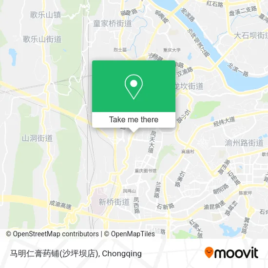 马明仁膏药铺(沙坪坝店) map