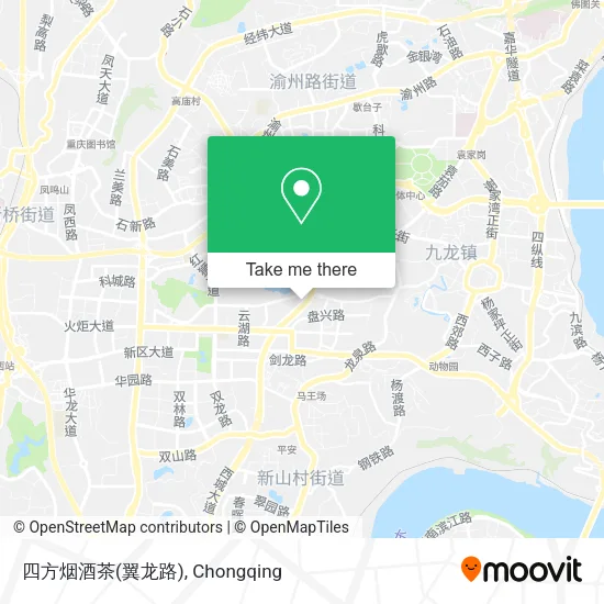 四方烟酒茶(翼龙路) map