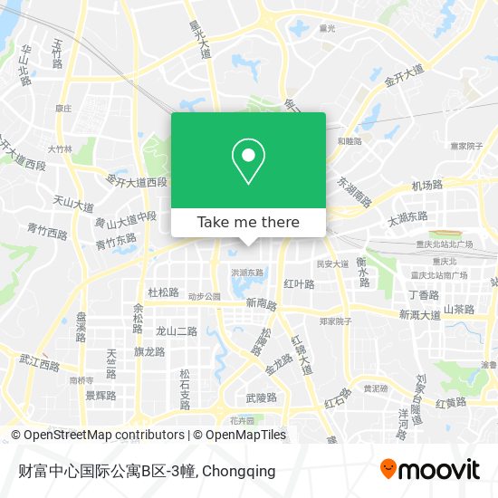 财富中心国际公寓B区-3幢 map