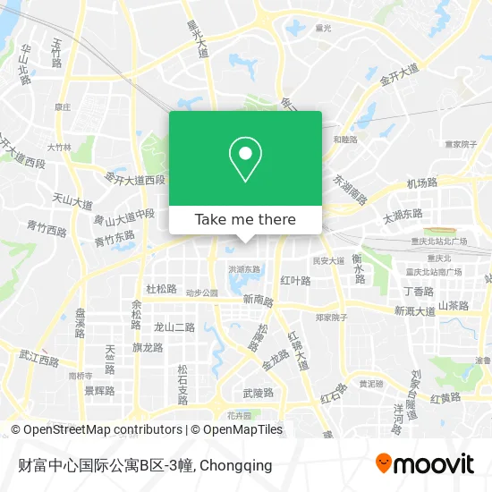 财富中心国际公寓B区-3幢 map