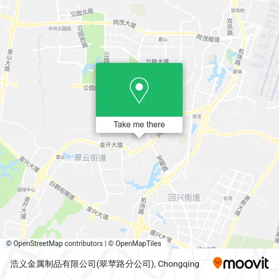 浩义金属制品有限公司(翠苹路分公司) map