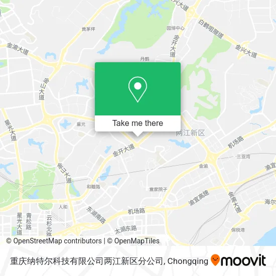 重庆纳特尔科技有限公司两江新区分公司 map