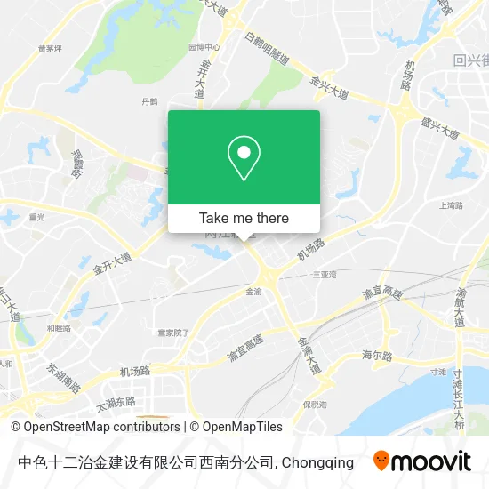 中色十二治金建设有限公司西南分公司 map