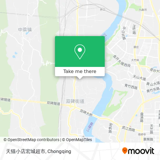 天猫小店宏城超市 map