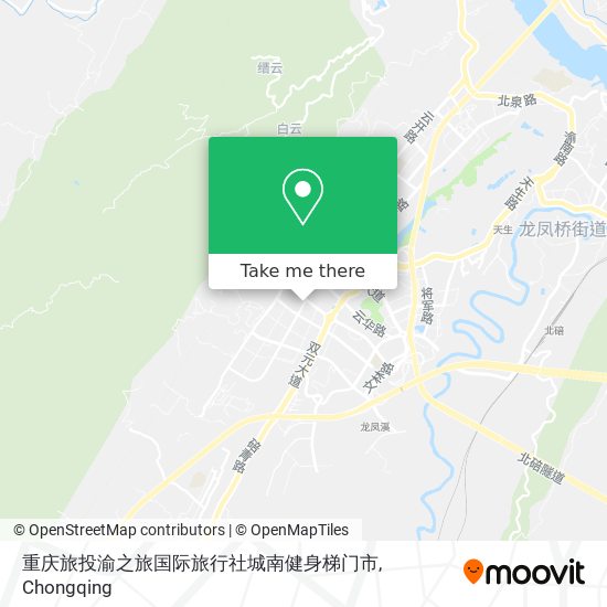 重庆旅投渝之旅国际旅行社城南健身梯门市 map