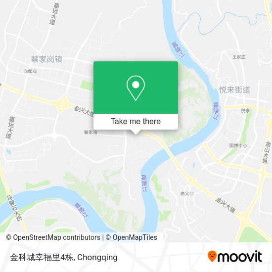 金科城幸福里4栋 map