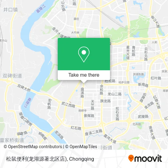 松鼠便利(龙湖源著北区店) map