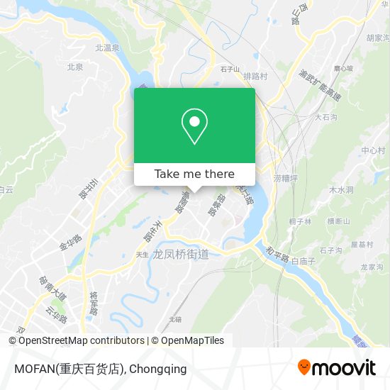 MOFAN(重庆百货店) map