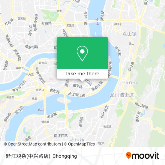 黔江鸡杂(中兴路店) map