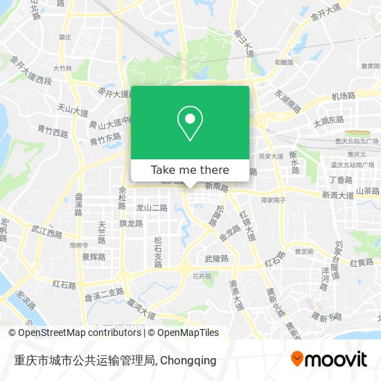 重庆市城市公共运输管理局 map