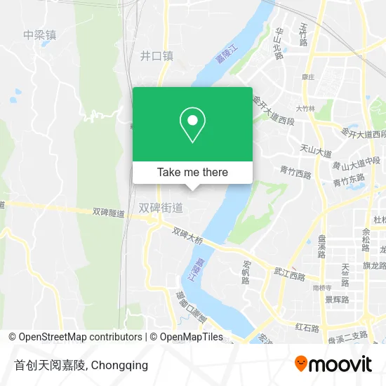 首创天阅嘉陵 map