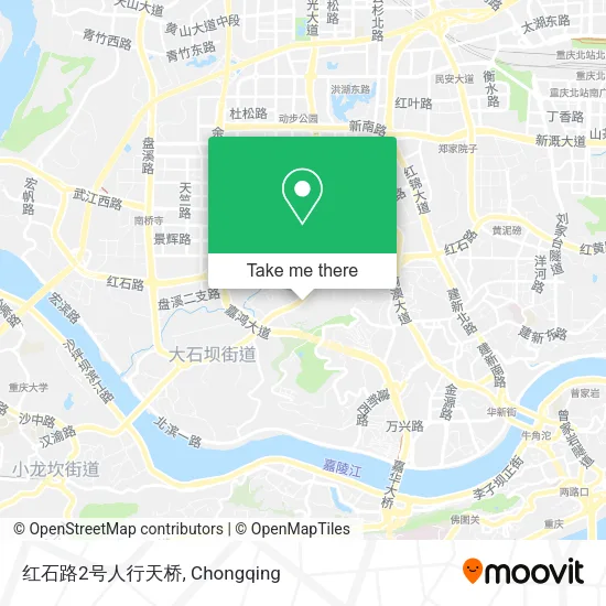 红石路2号人行天桥 map