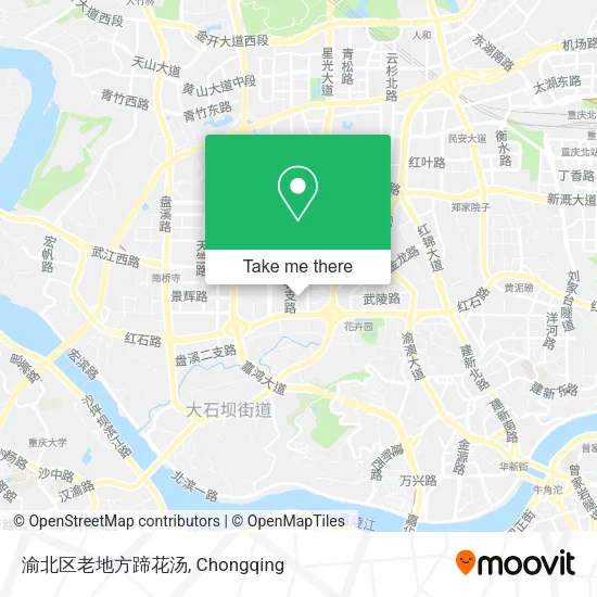 渝北区老地方蹄花汤 map
