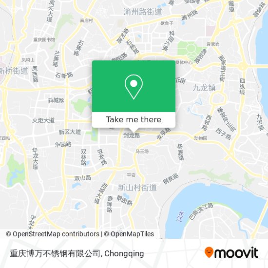 重庆博万不锈钢有限公司 map