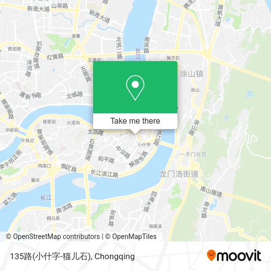 135路(小什字-猫儿石) map