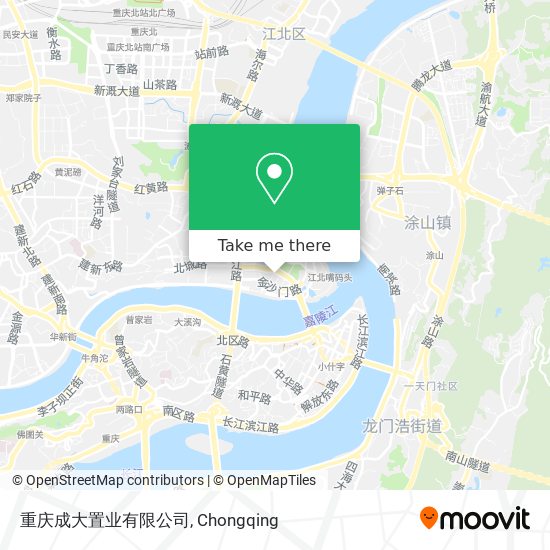 重庆成大置业有限公司 map