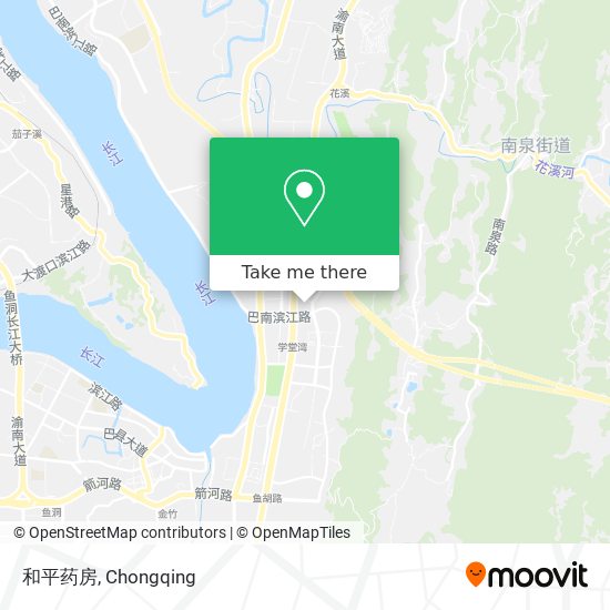 和平药房 map